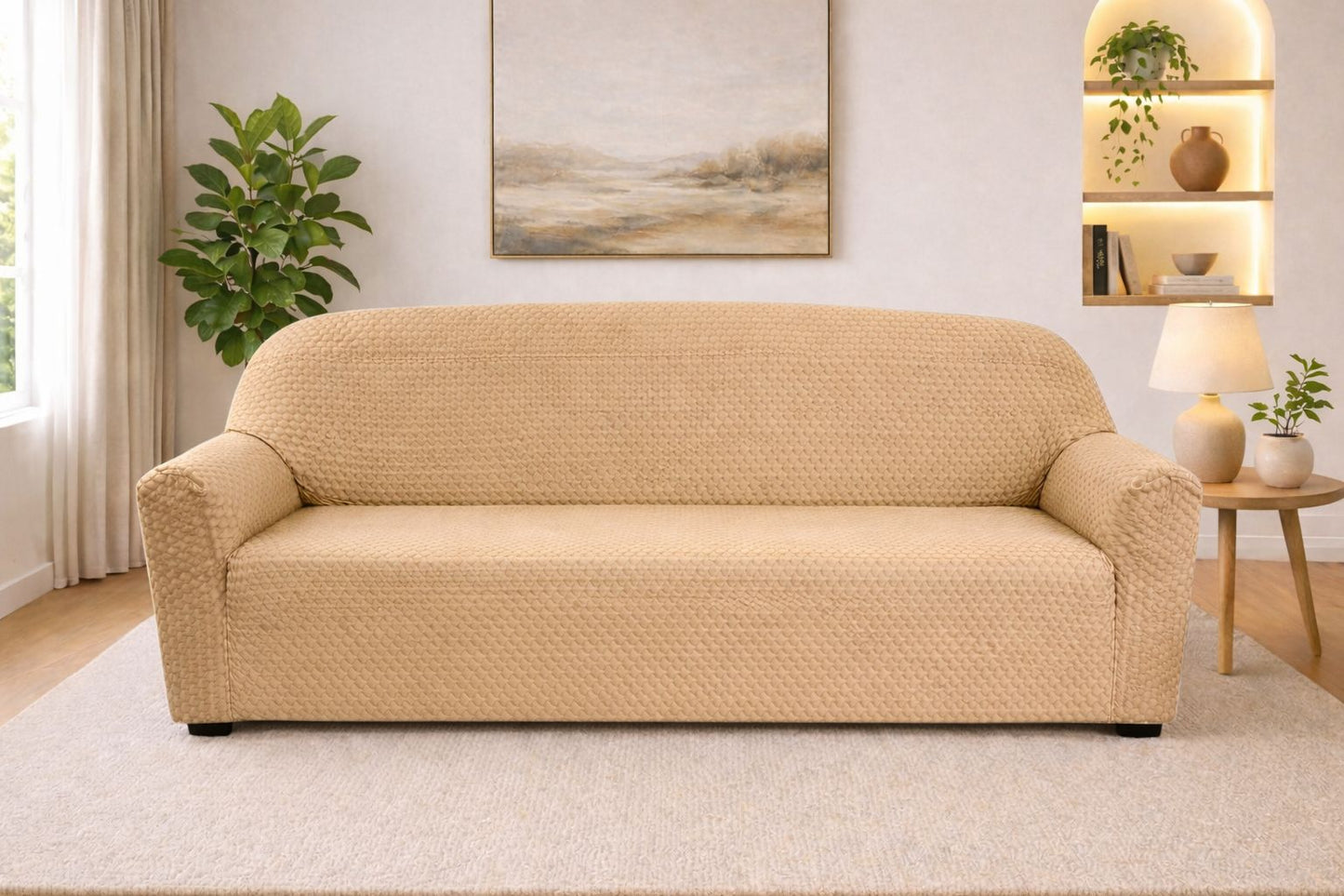 Fitted Style Butterfly Fabric Sofa Cover Branded