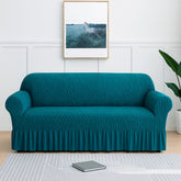 Zebra Velvet Sofa Cover (Zink Colour)
