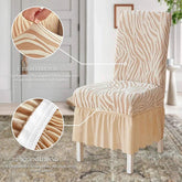 Zebra Valvet Chair cover