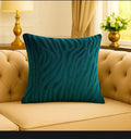 ZINK ZEBRA VALVET CUSHION COVER SQUARE PATTERN 16, 18 and 20 INCHES