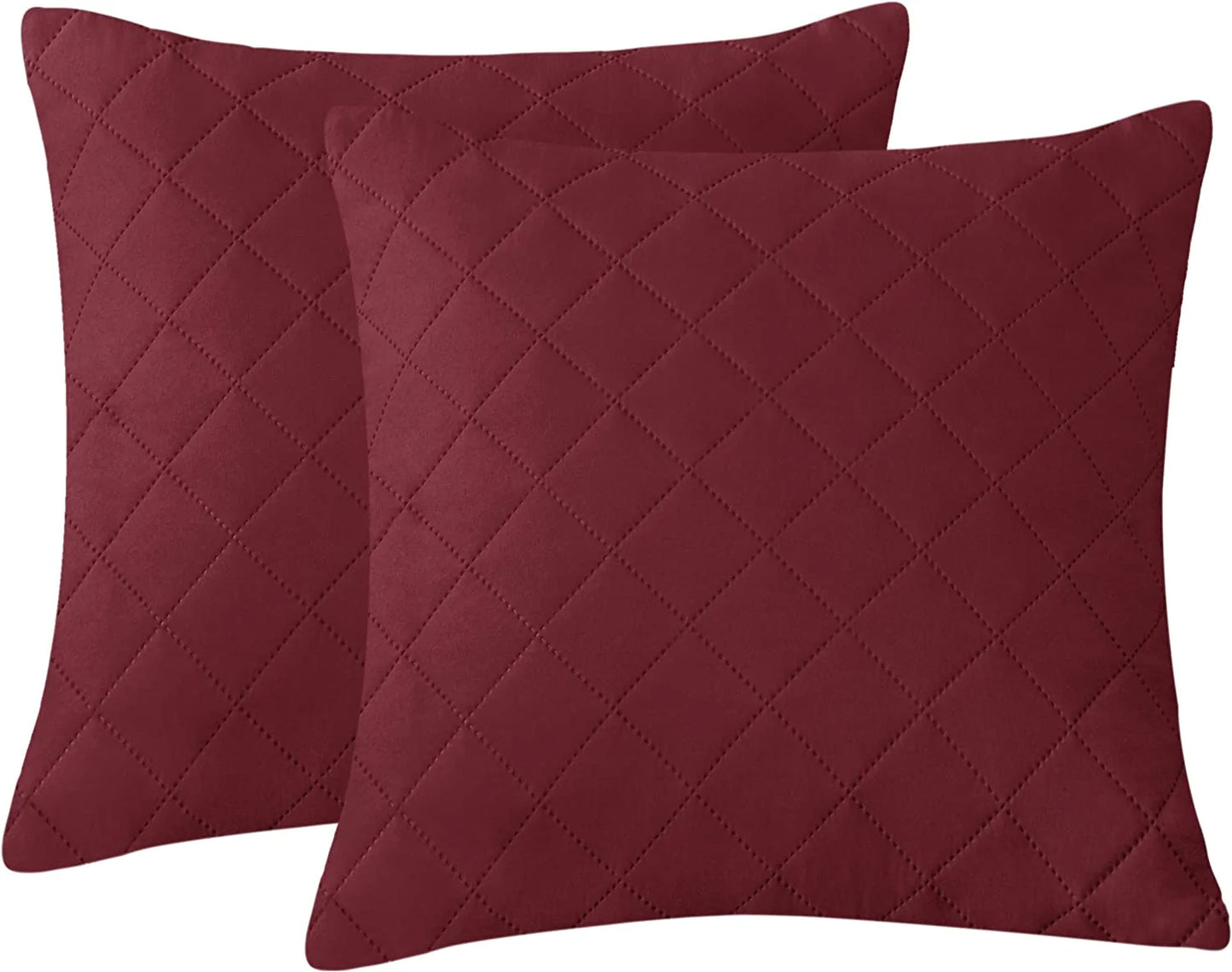 20X20 INCHES QUILTED CUSHION COVER SQUARE PATTERN