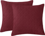 QUILTED CUSHION COVER SQUARE PATTERN 16, 18 and 20 INCHES