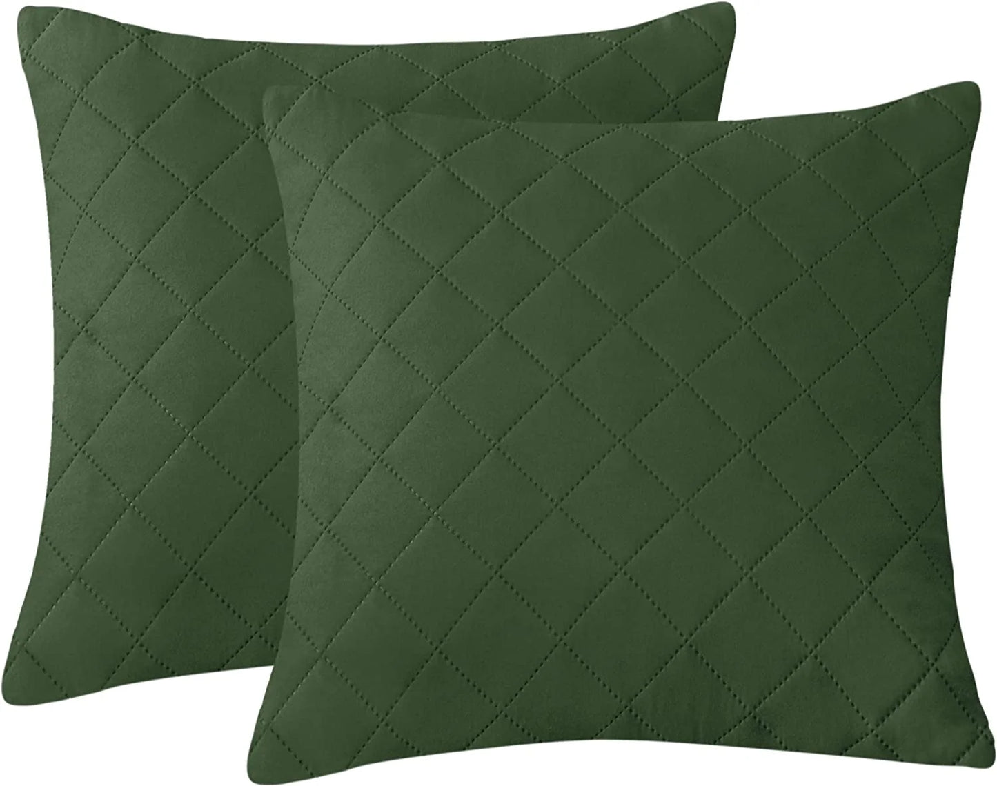 20X20 INCHES QUILTED CUSHION COVER SQUARE PATTERN
