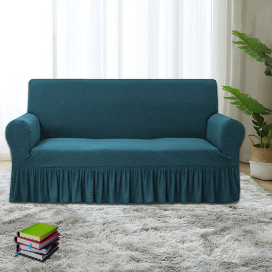Turkish Style Frill Sofa Cover (Zink Colour)