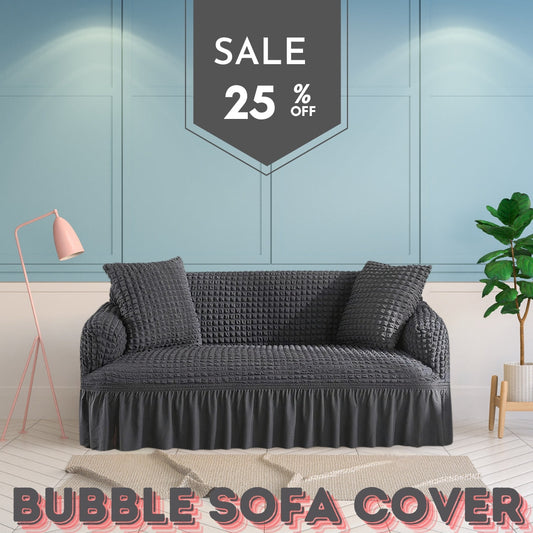 Frill Style Bubble Stuff Sofa Cover