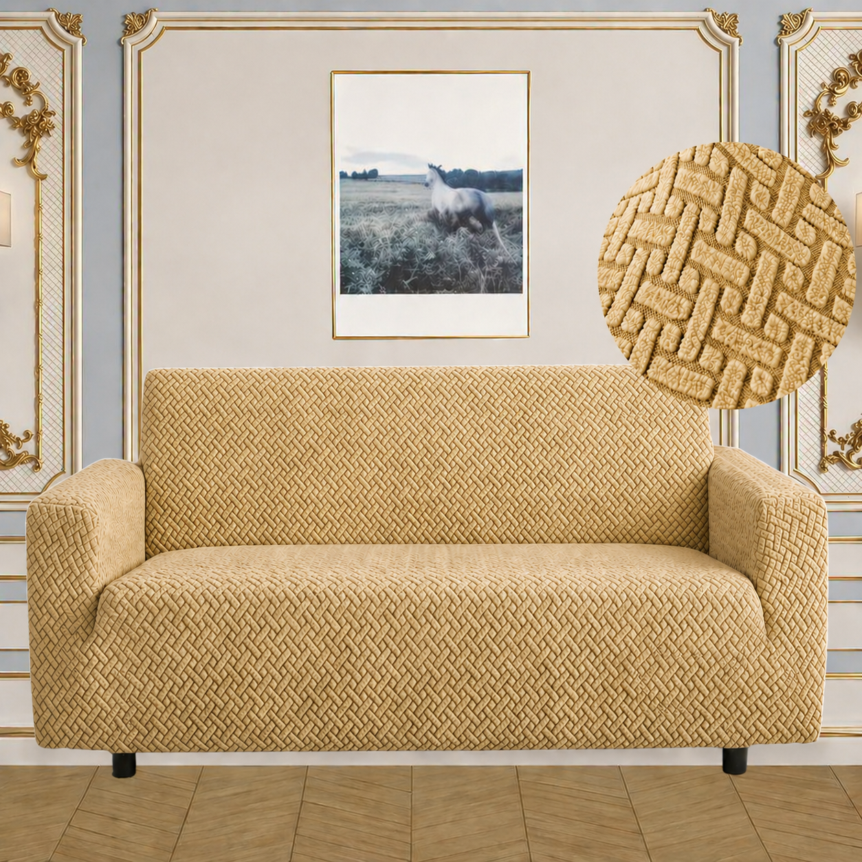New Stripe  Spendex Sofa Cover