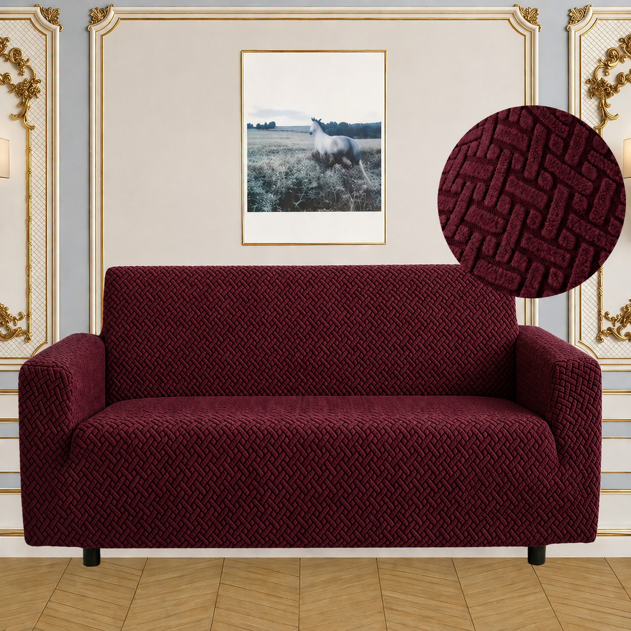 New Stripe  Spendex Sofa Cover