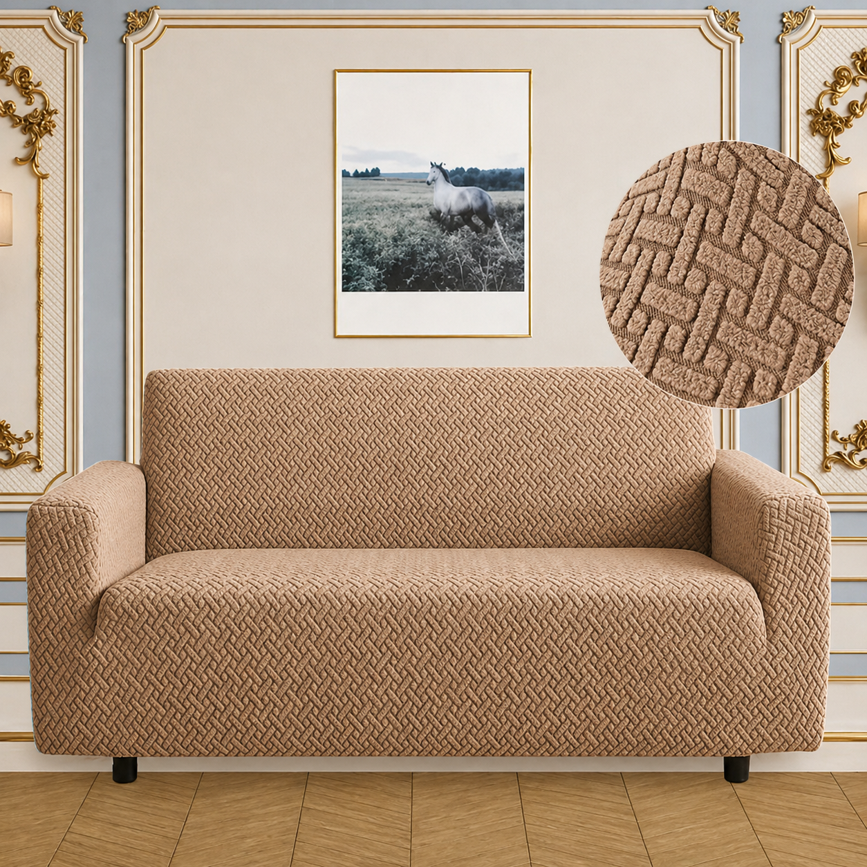 New Stripe  Spendex Sofa Cover