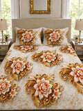 3D Printed Bedsheet with 2 Pillow Covers – 3-Piece Set | Article No. 3