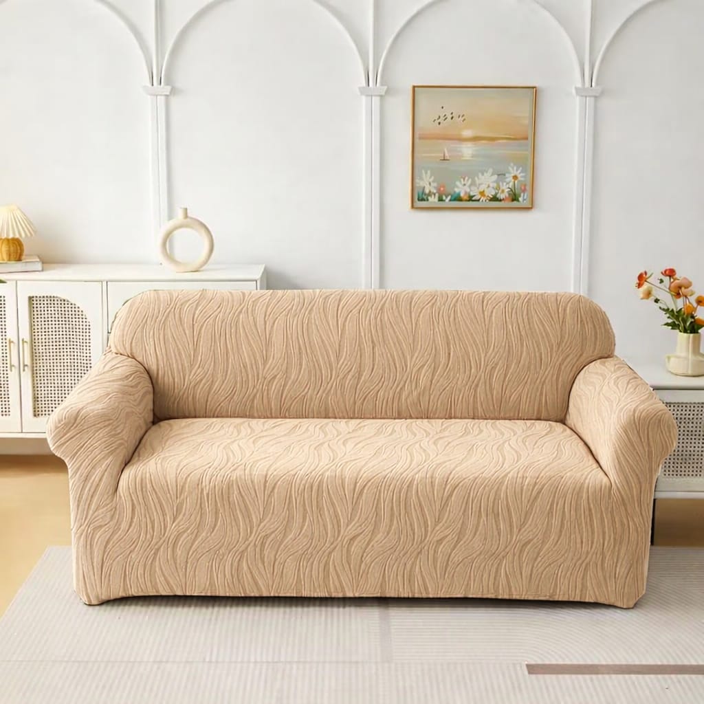 FITTED ZEBRA VALVET SOFA COVER